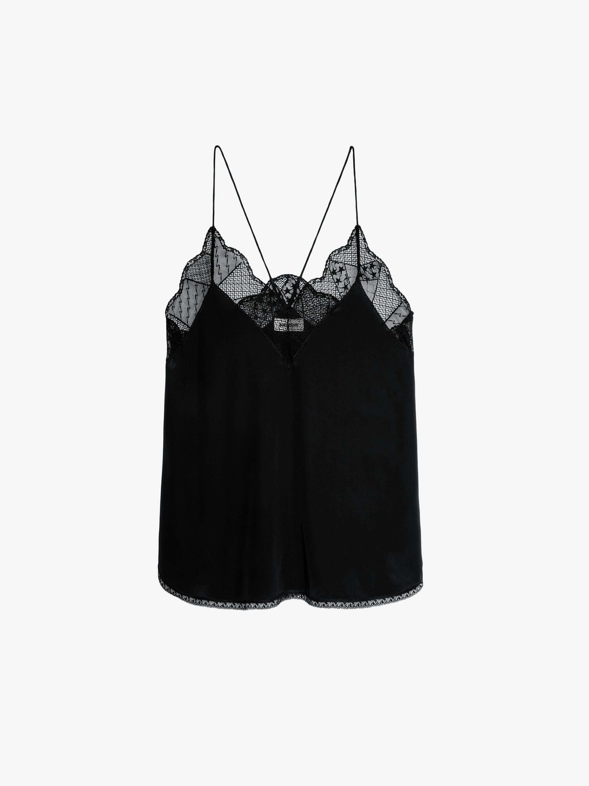 Silk Christy Camisole - Silk and lace camisole.